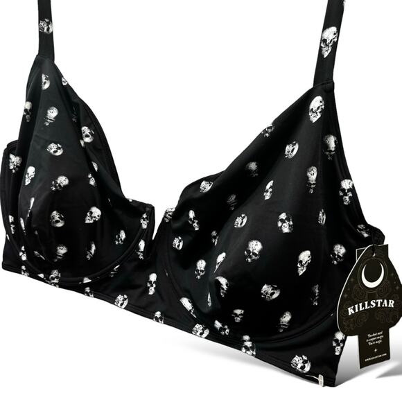 KillStar 4X Skull 💀 Bikini Bra - Picture 9 of 11